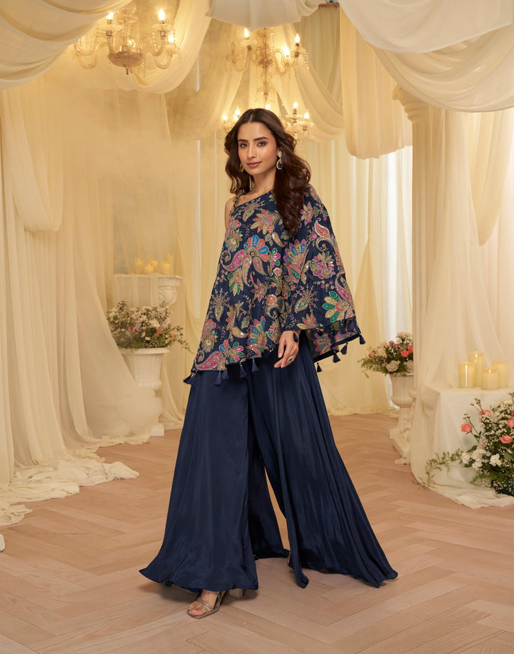 Umaira Azure Designer Fusion Wear set
