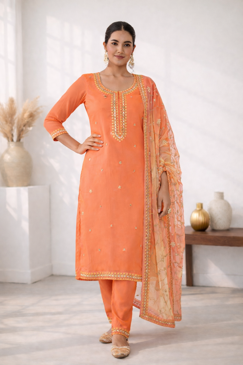 Anila Kesari Full Work Heavy Suit Set