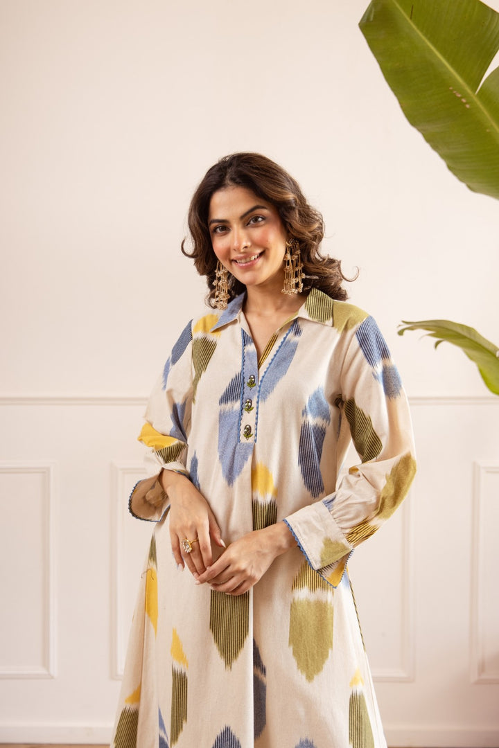 Karen carol cotton kurta pant set