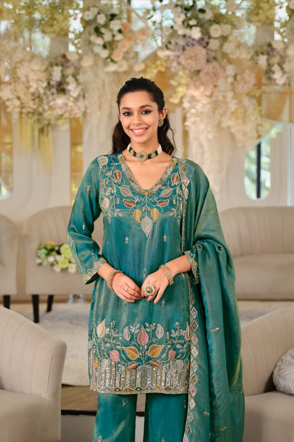 Areesa pear full work suit set