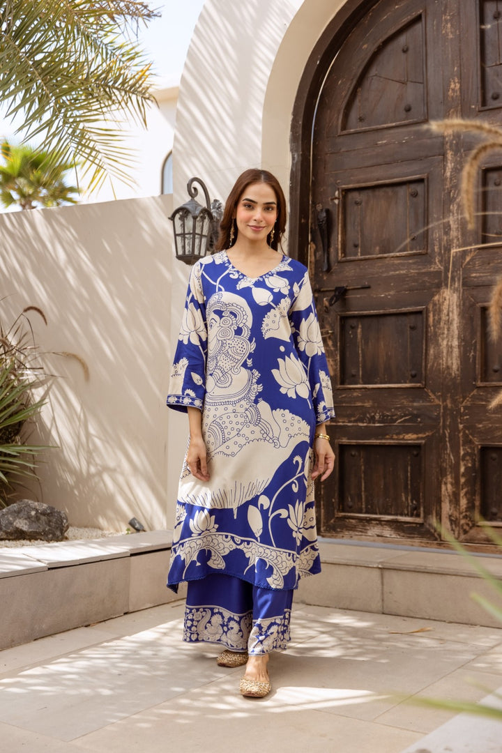 Karen aure printed kurta pant set