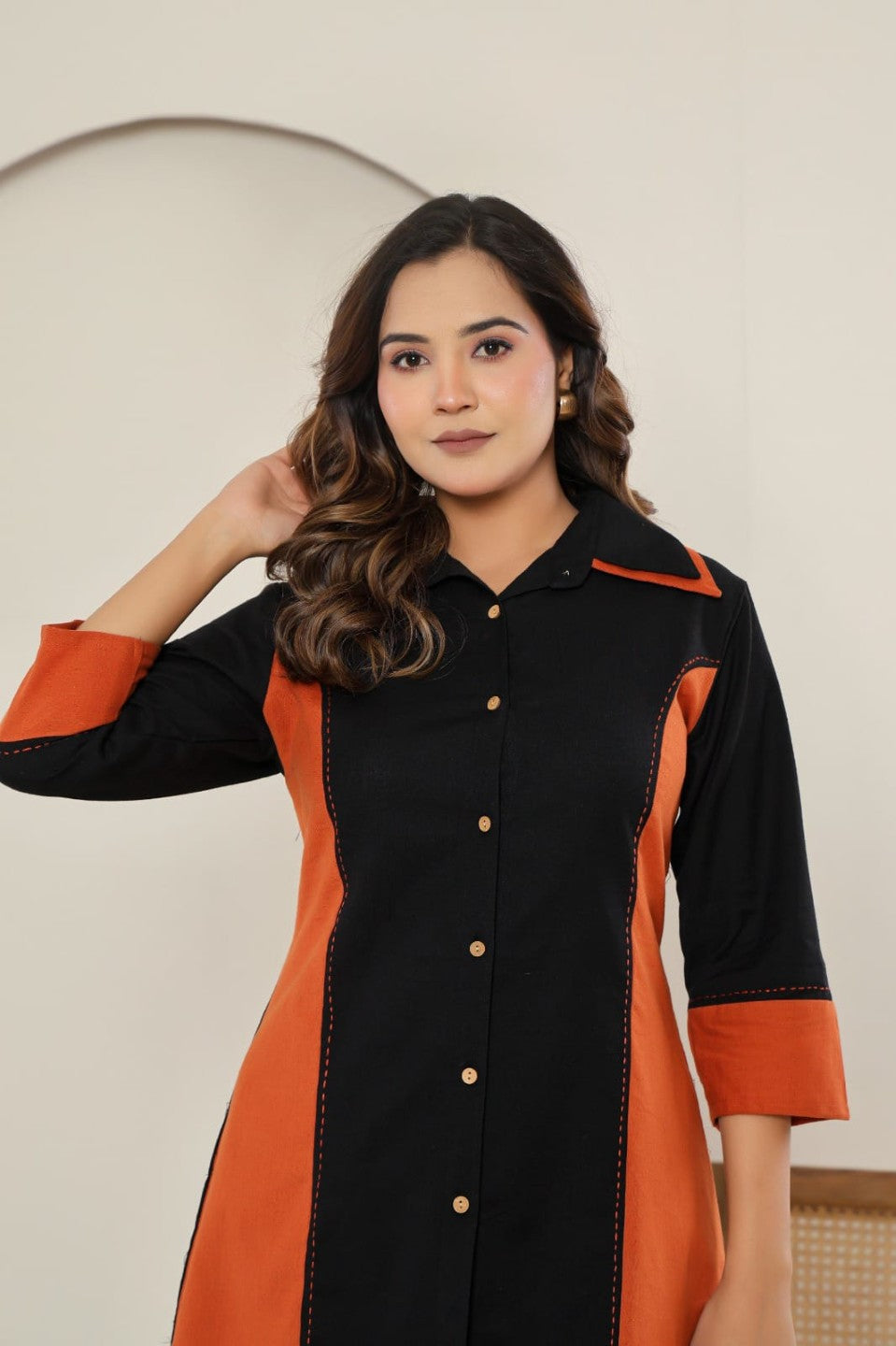 Puran sable cotton co-ord set