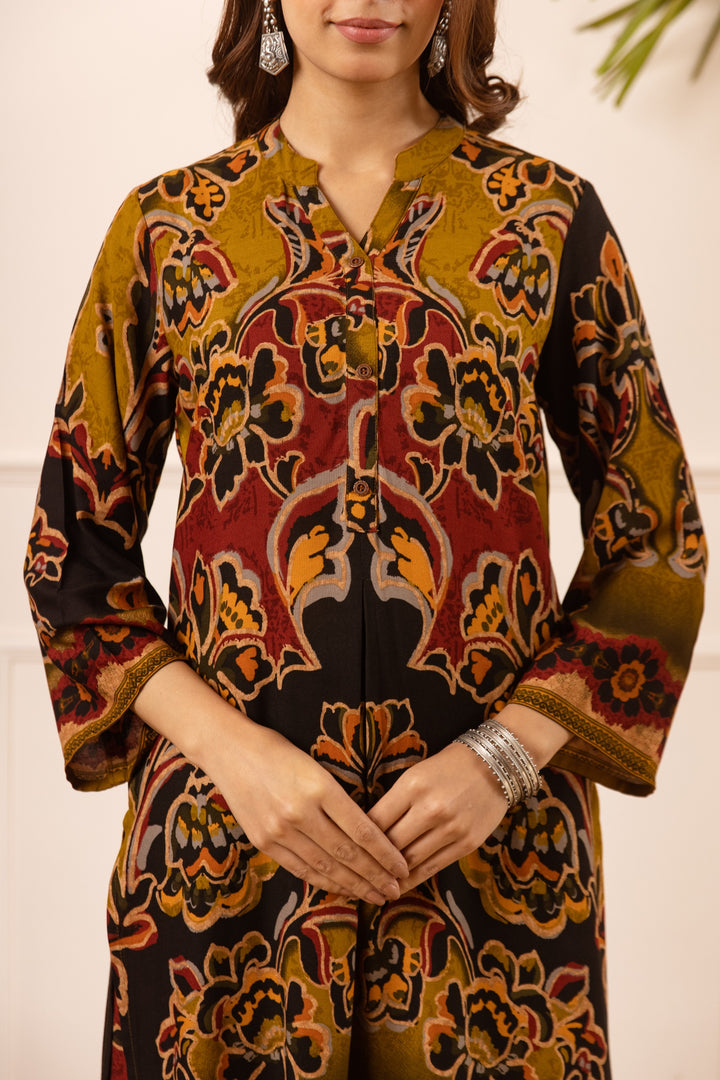 Karen russet printed Co-ord set