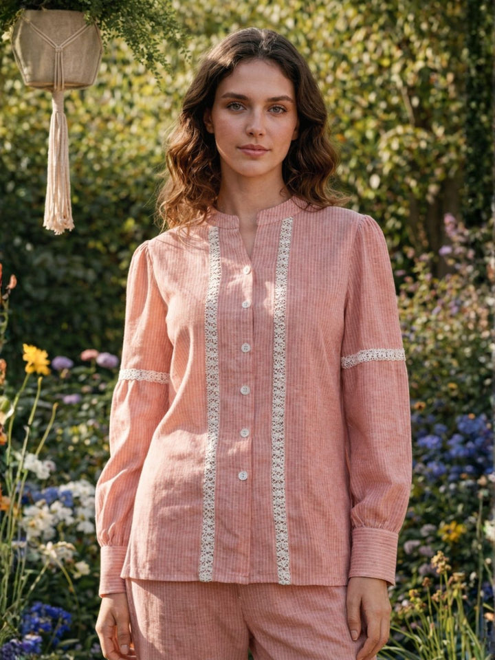 Perka garnet cotton co-ord set