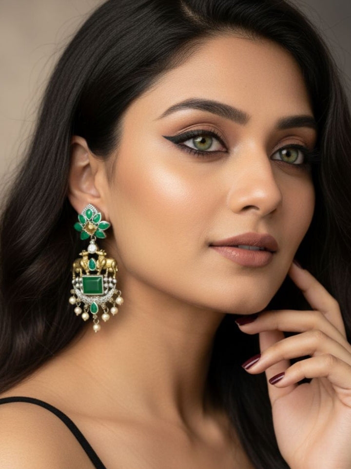 Antara Oxidised Earrings