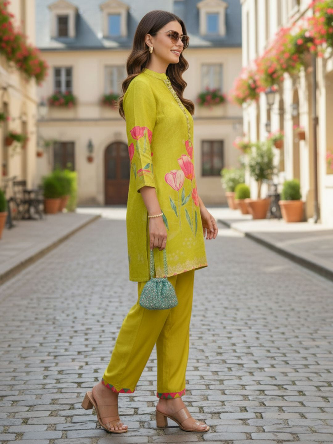 Palash Cadmium Premium Co-ord Set