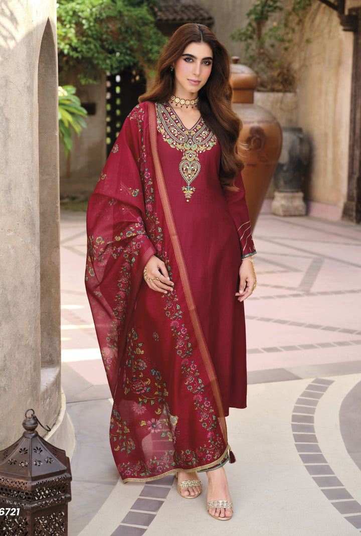 Falaknama Jam Full Work Suit set