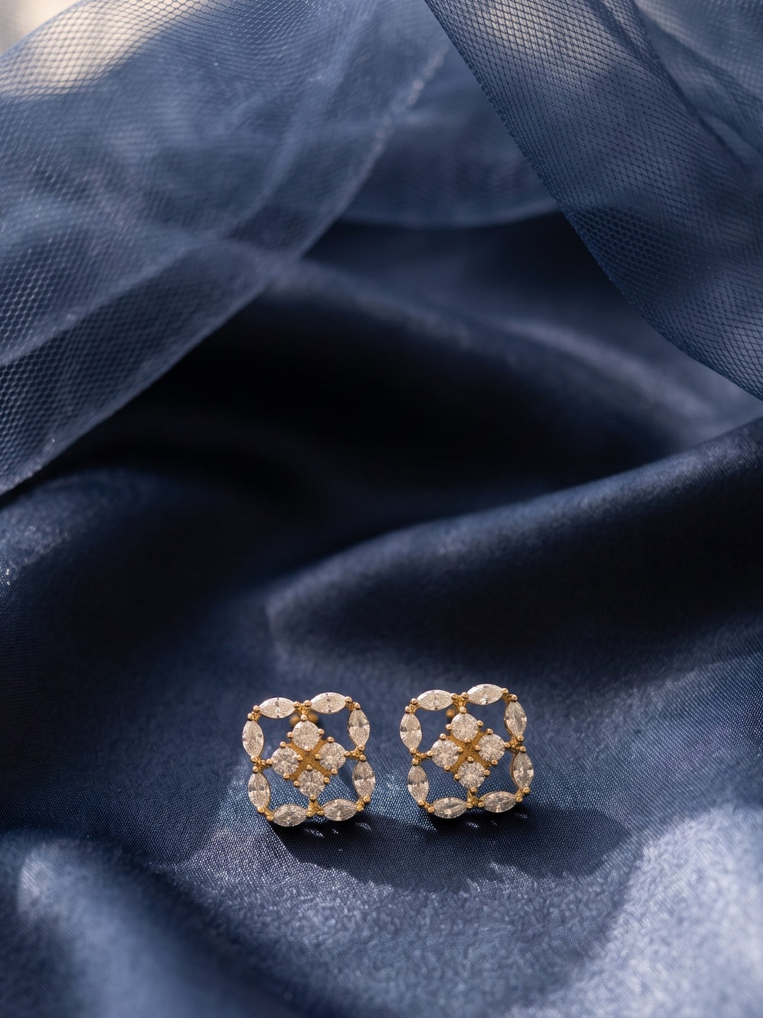 Monstera Floral Studs Earring