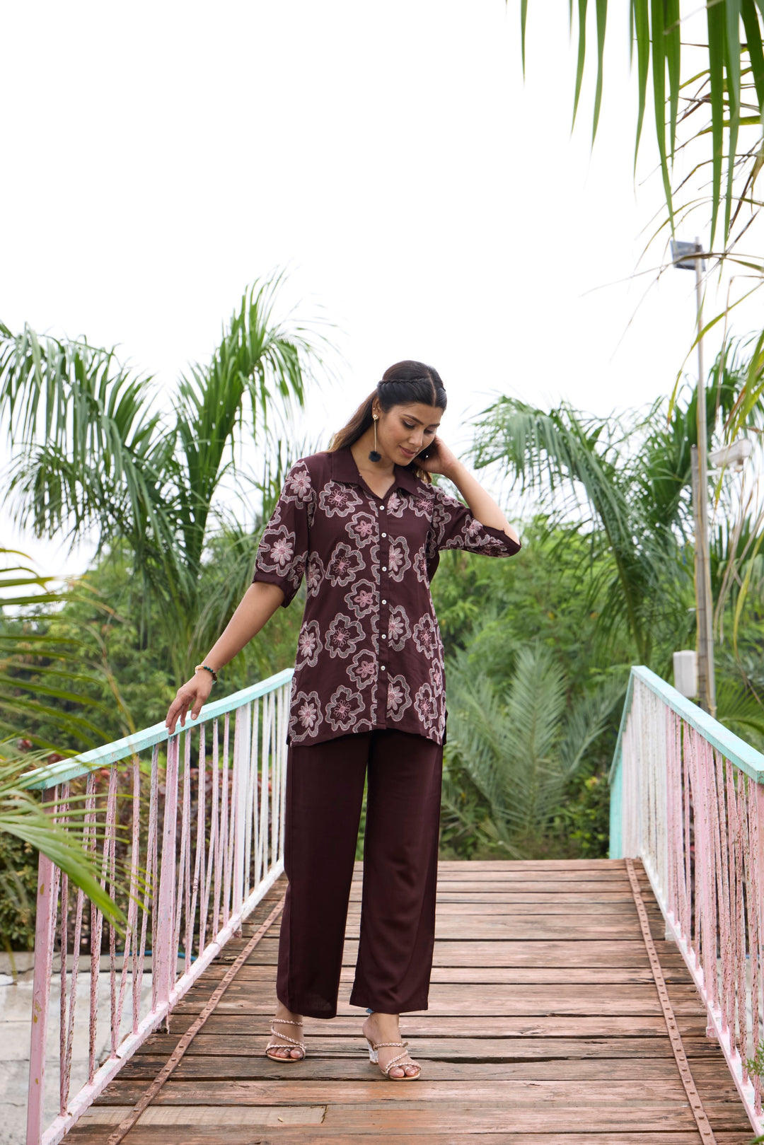 Sharad Jam Embroidery Co-ord set