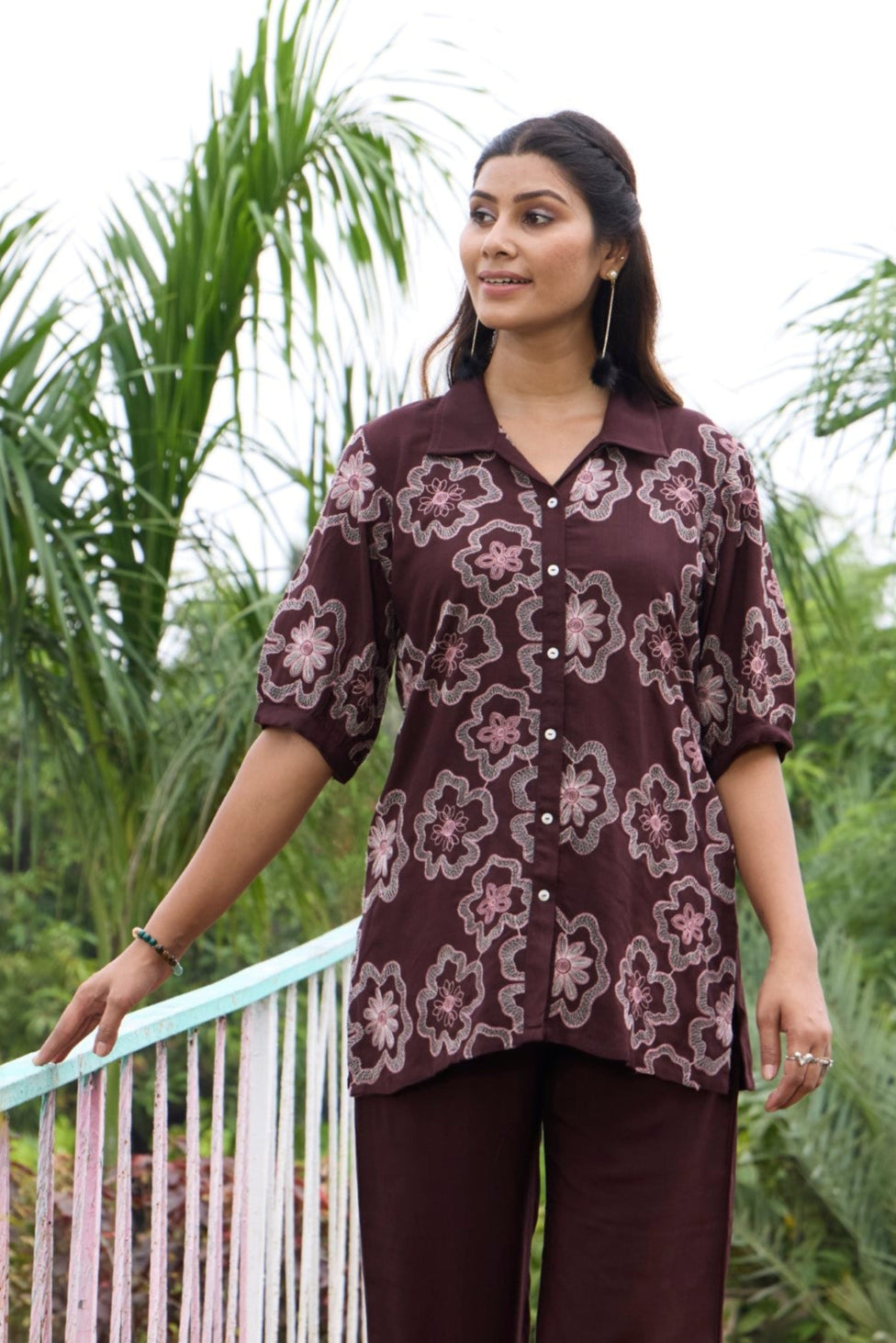 Sharad Jam Embroidery Co-ord set