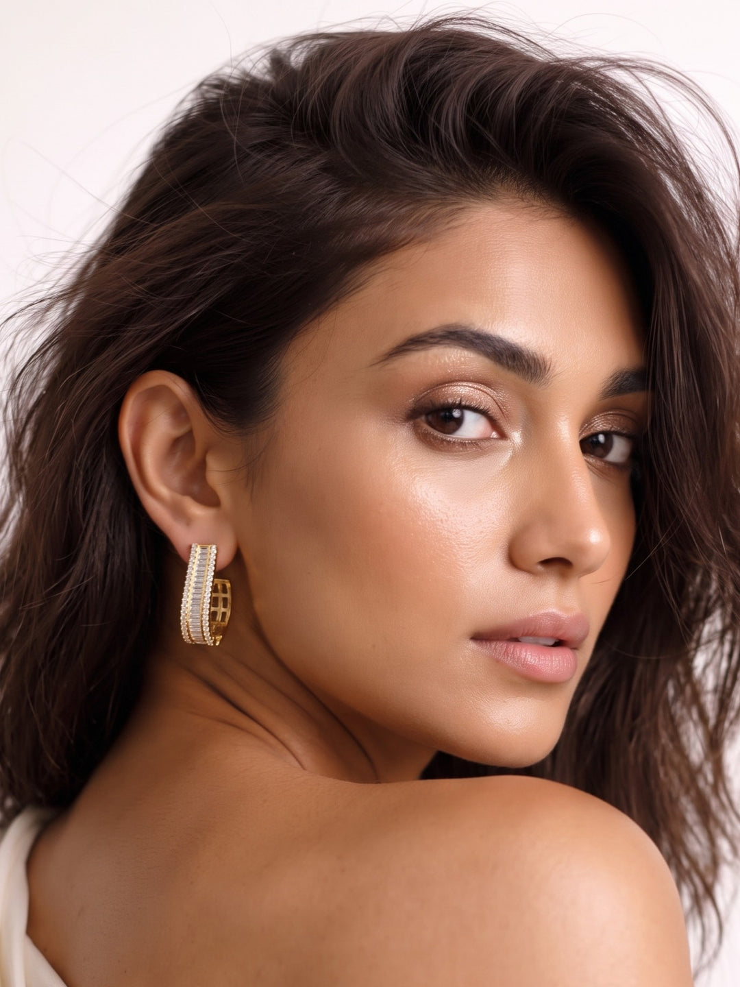 Monstera Fligree Floral Hope Earring