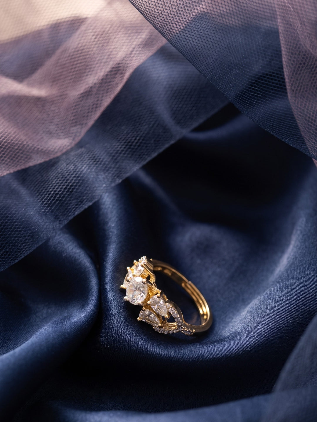Monstera Bracelet Ring