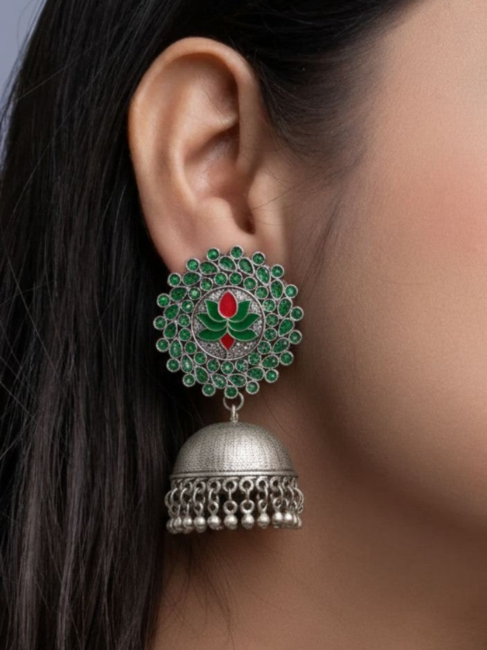 Antara Oxidised Earrings