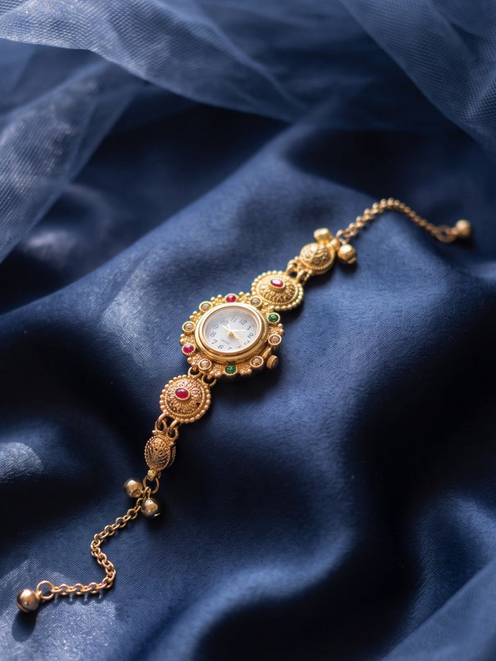 Kashmiri Minakari Elegance Watch Bracelet