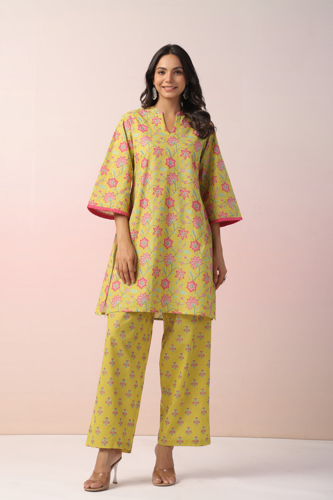 HARSHINI SUNSHINE COTTON PRINTED CO-ORD SET