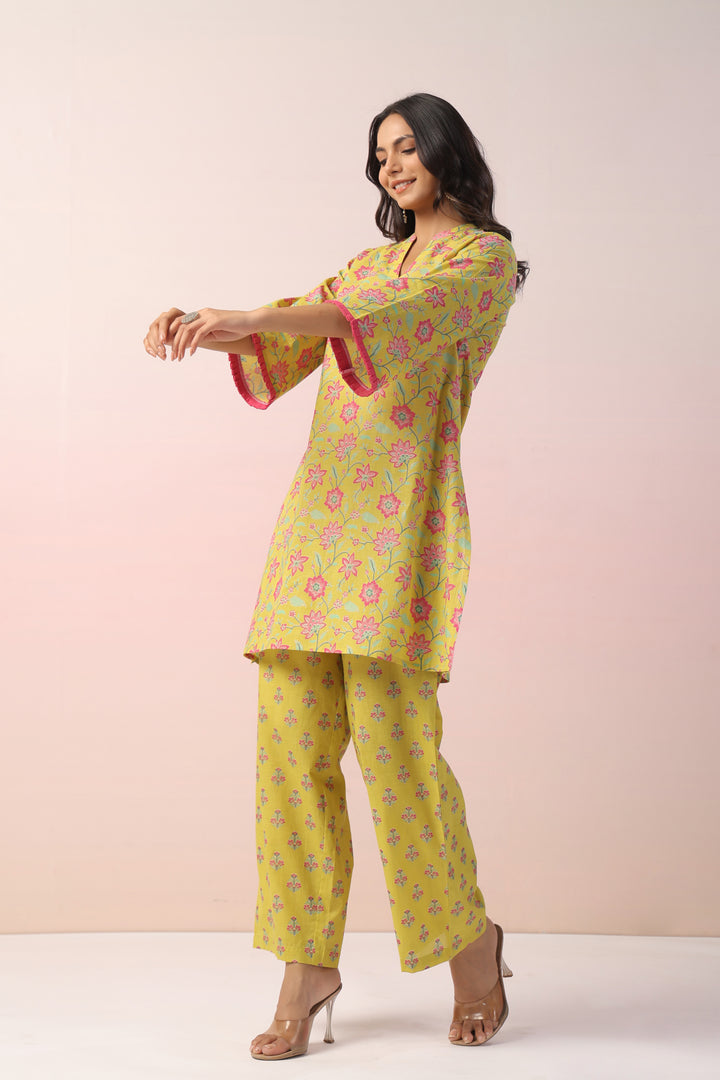 HARSHINI SUNSHINE COTTON PRINTED CO-ORD SET