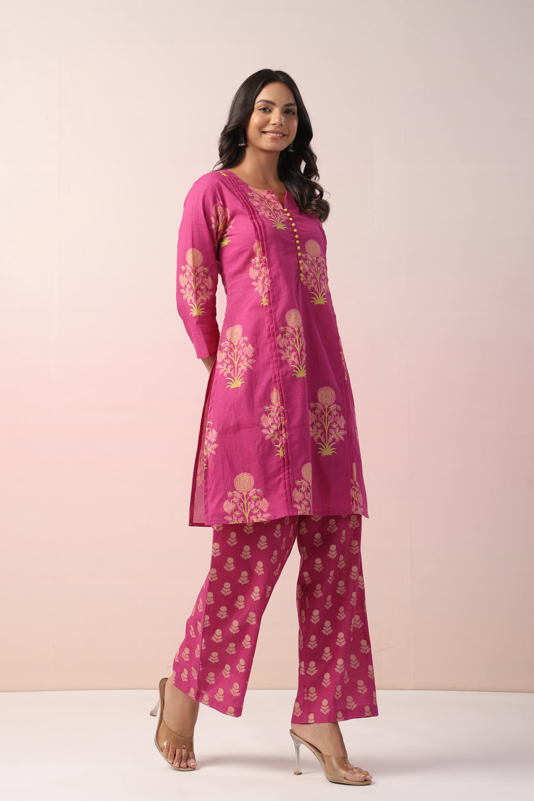 Harshini Tafffy Cotton Co-ord Set