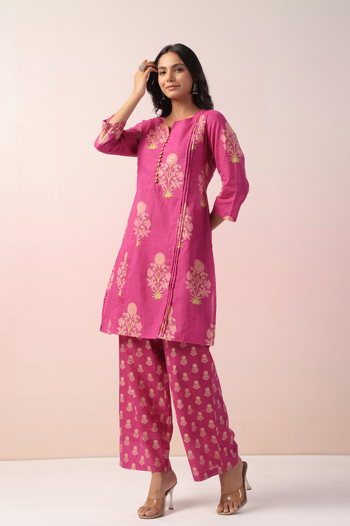 Harshini Tafffy Cotton Co-ord Set