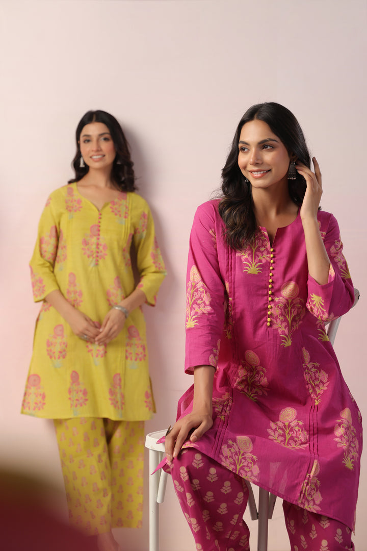 Harshini Tafffy Cotton Co-ord Set