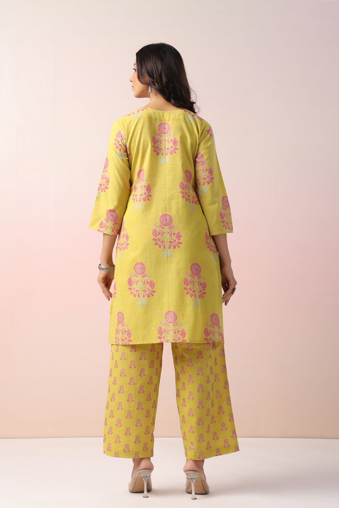 Harshini Marigold Cotton Co-ord Set