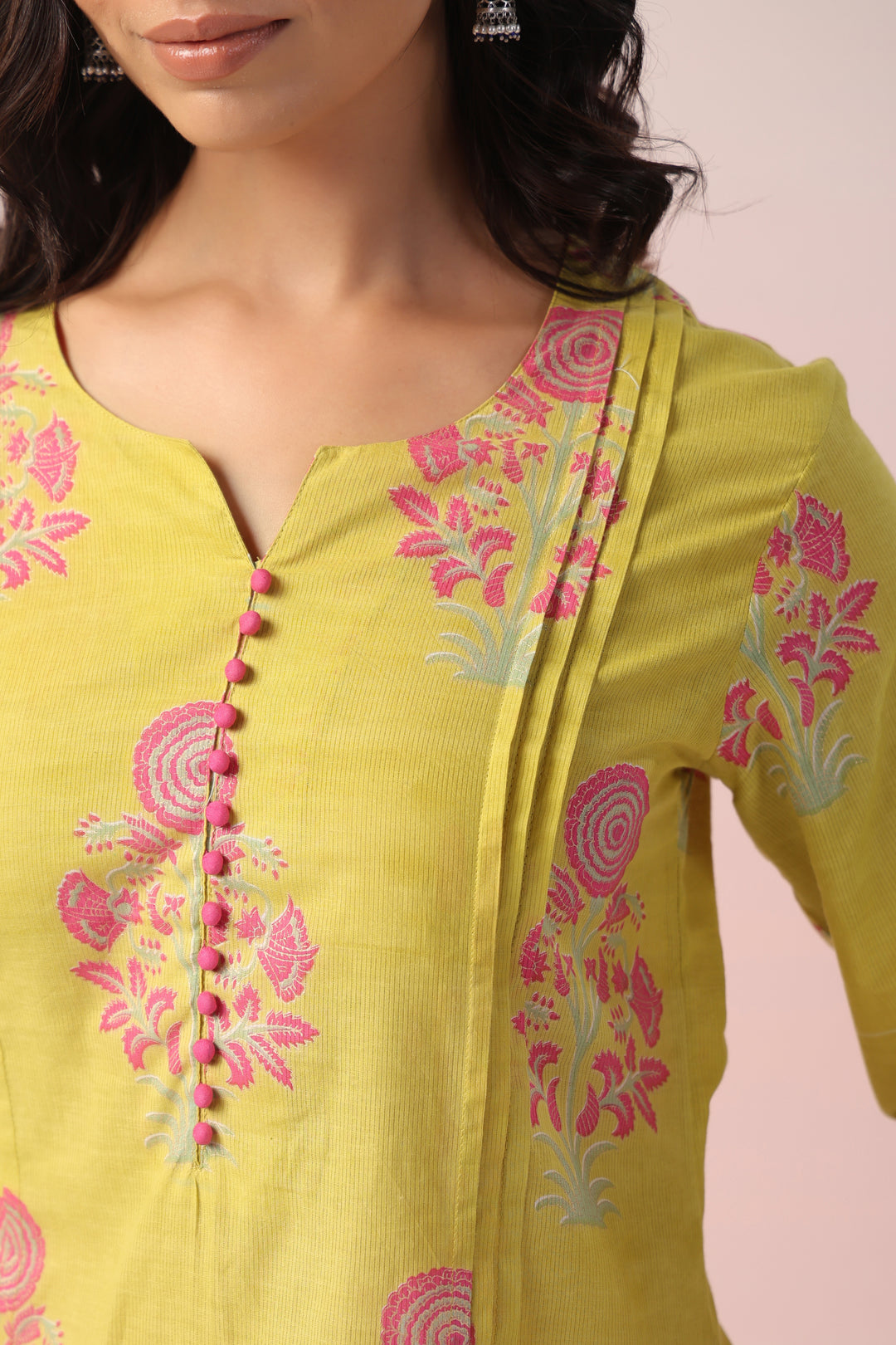 Harshini Marigold Cotton Co-ord Set