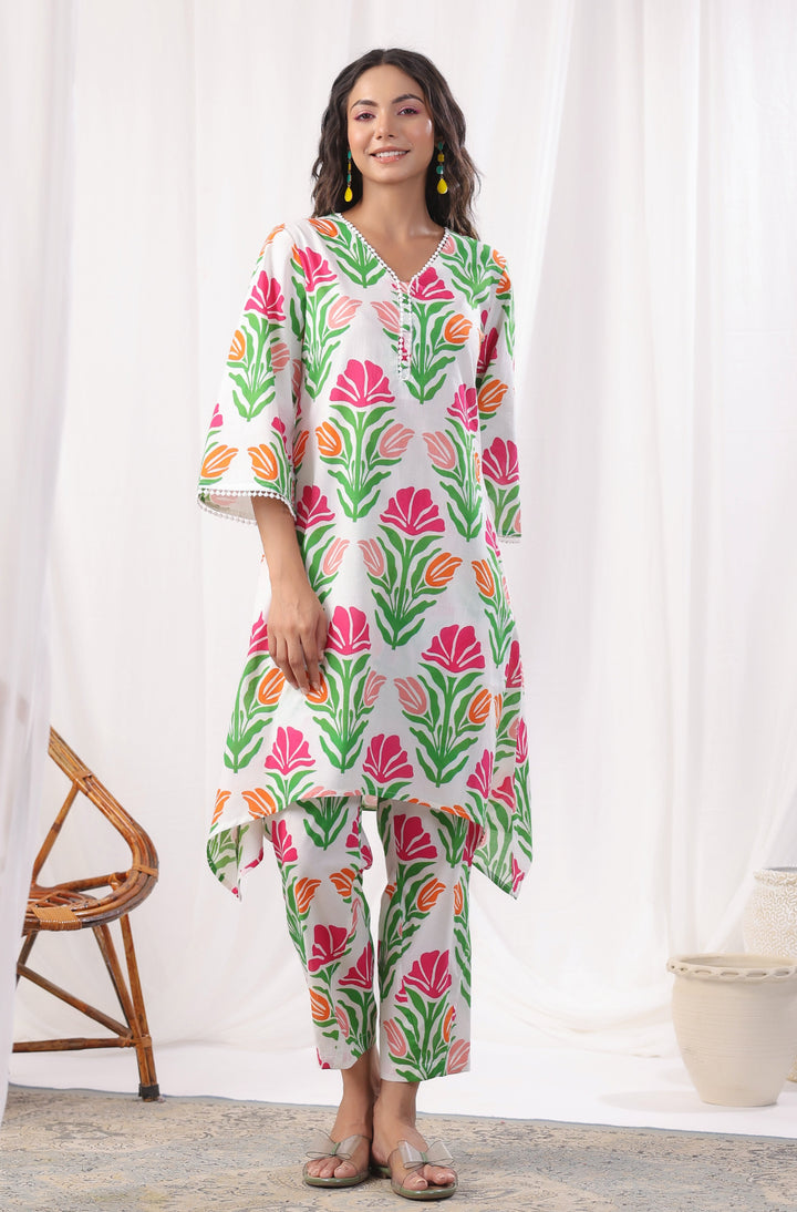 HARSHINI FERN PRINTED CO-ORD SET