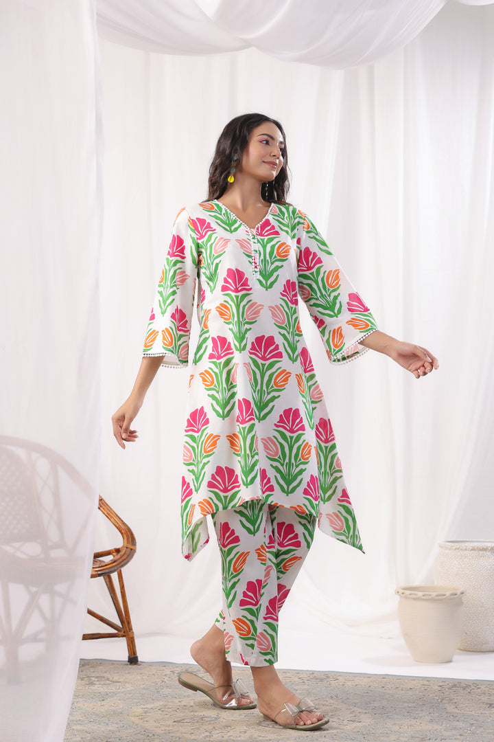 HARSHINI FERN PRINTED CO-ORD SET