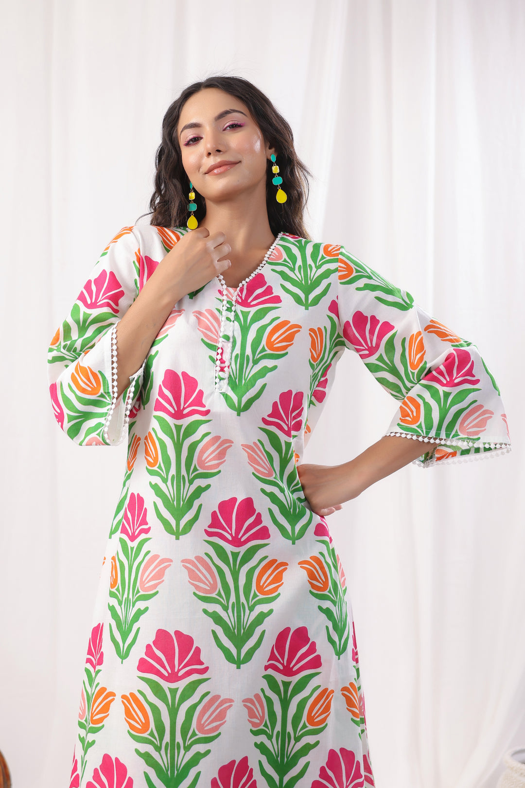 HARSHINI FERN PRINTED CO-ORD SET