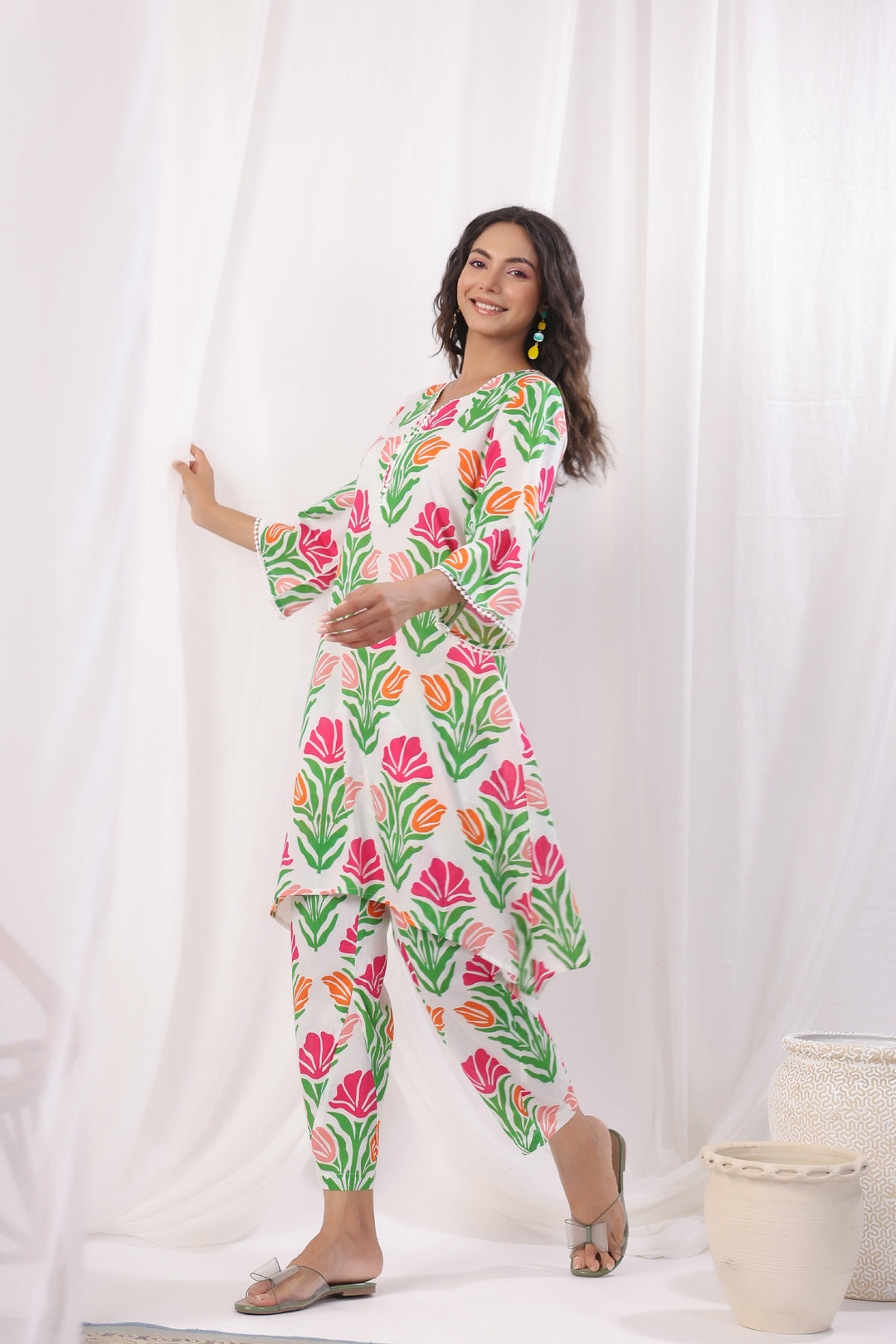 HARSHINI FERN PRINTED CO-ORD SET