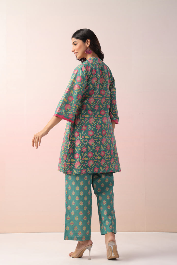 Harshini Moss Printed Co-ord Set