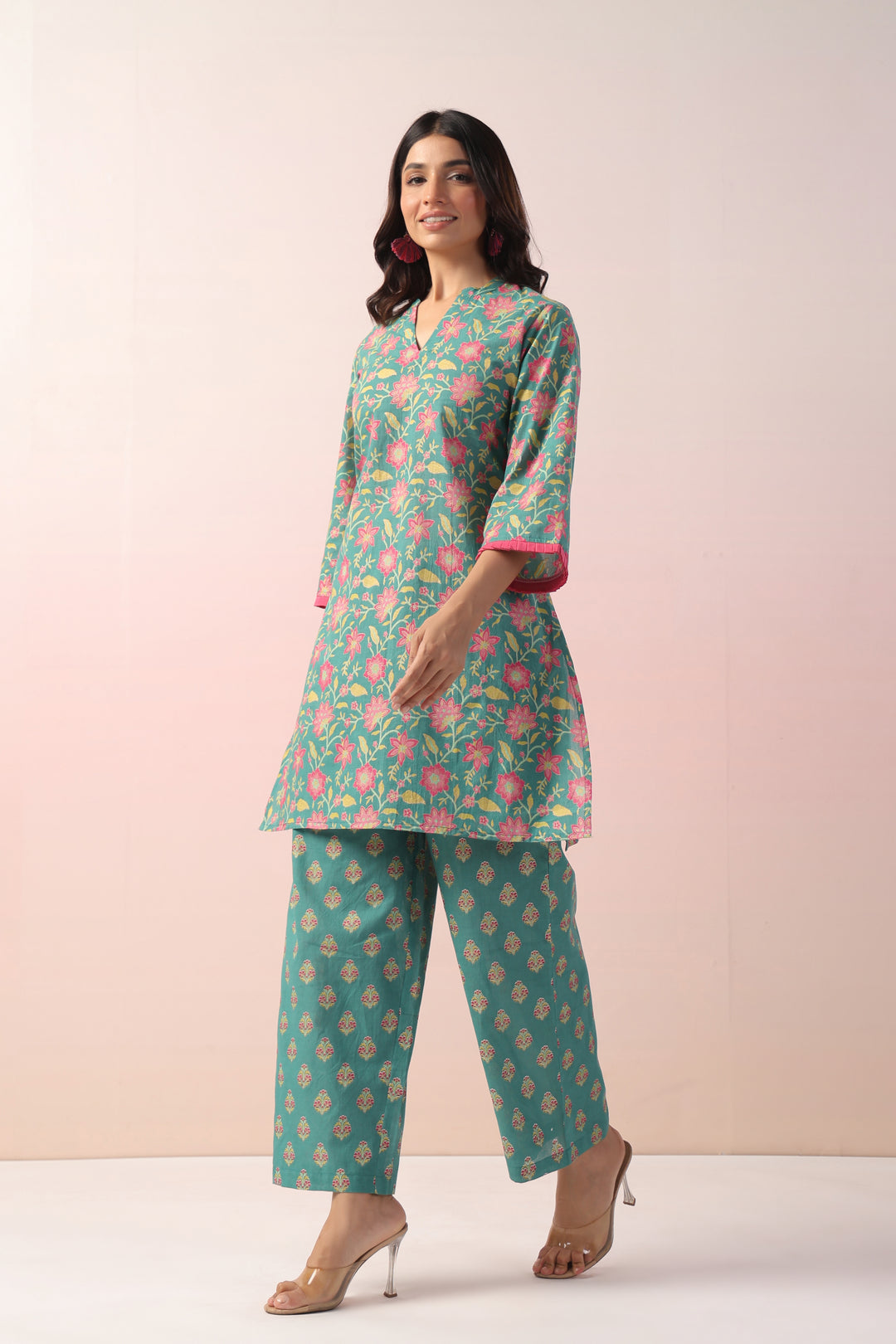 Harshini Moss Printed Co-ord Set