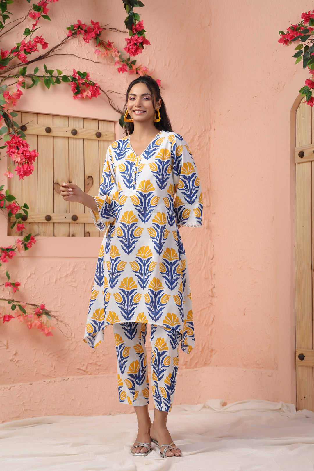 Harshini Indigo Printed CO-ORD SET