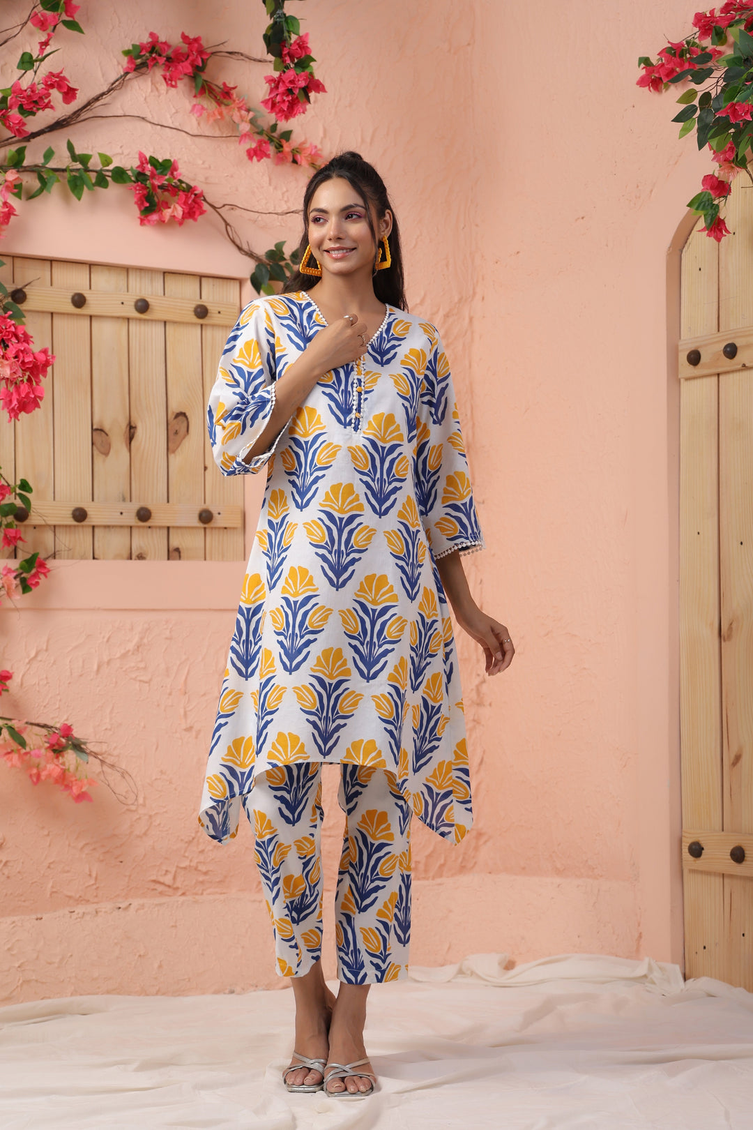 Harshini Indigo Printed CO-ORD SET