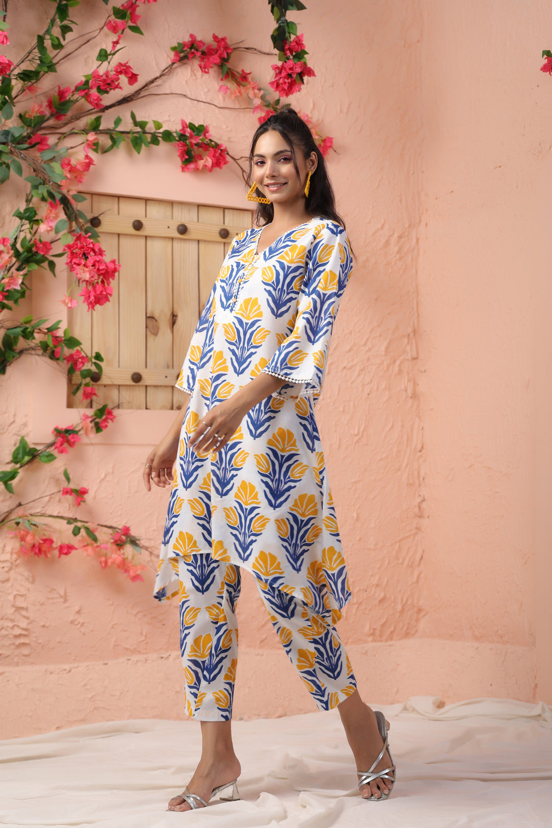 Harshini Indigo Printed CO-ORD SET