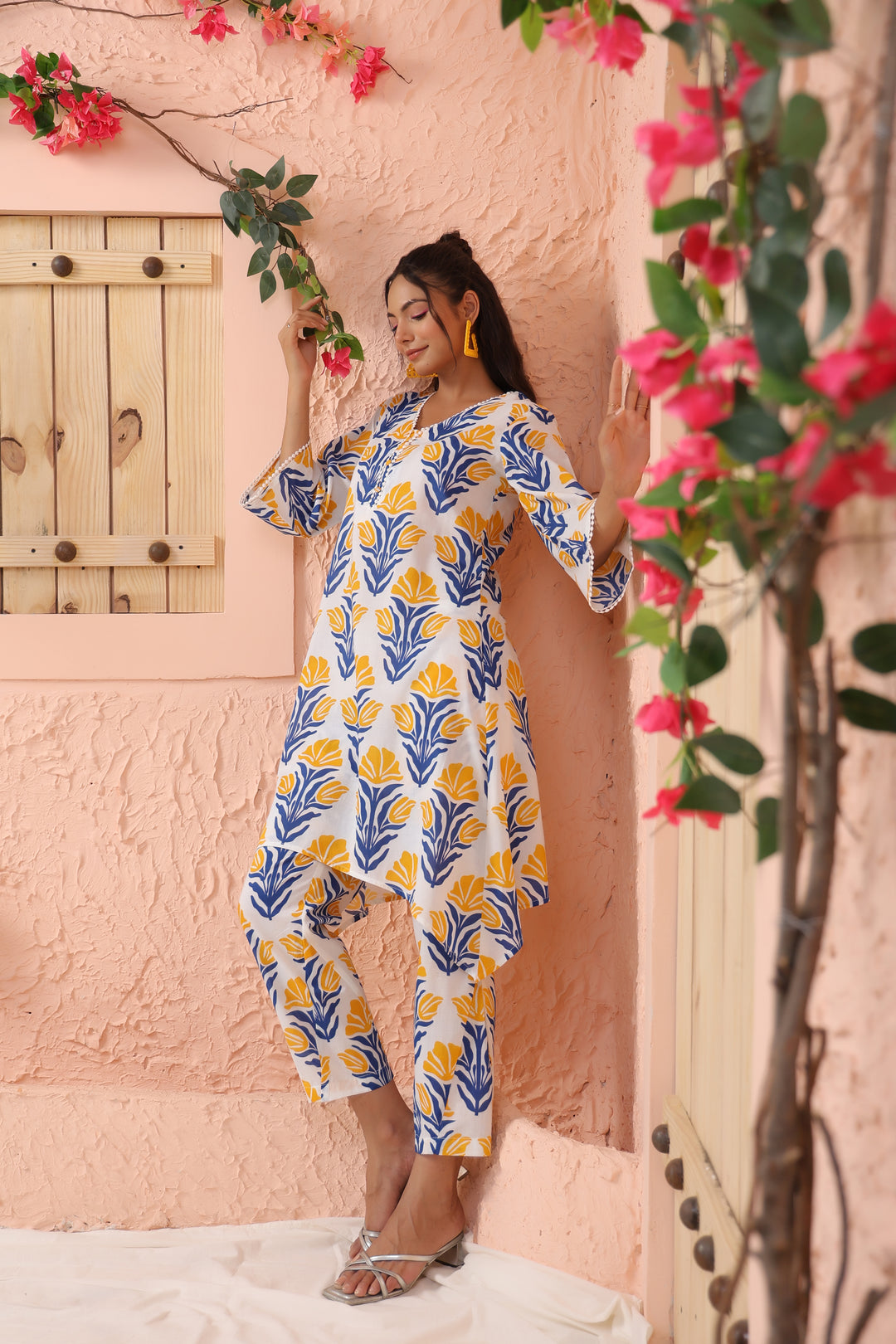 Harshini Indigo Printed CO-ORD SET