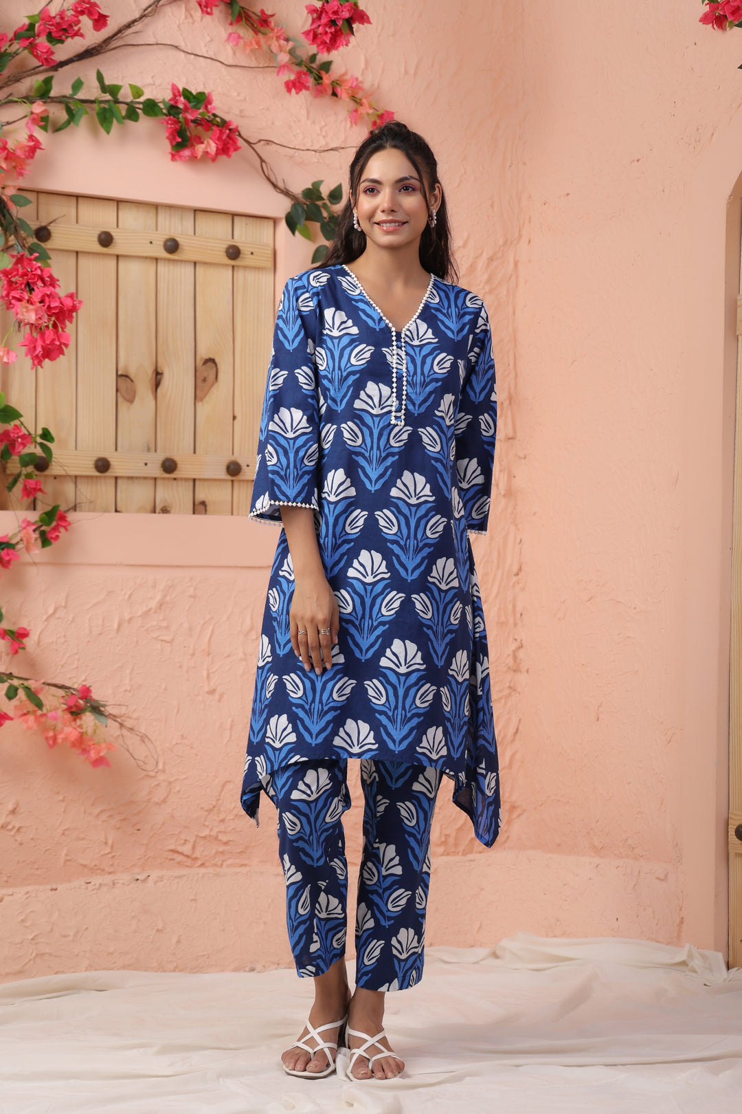 HARSHINI OCEAN PRINTED CO-ORD SET