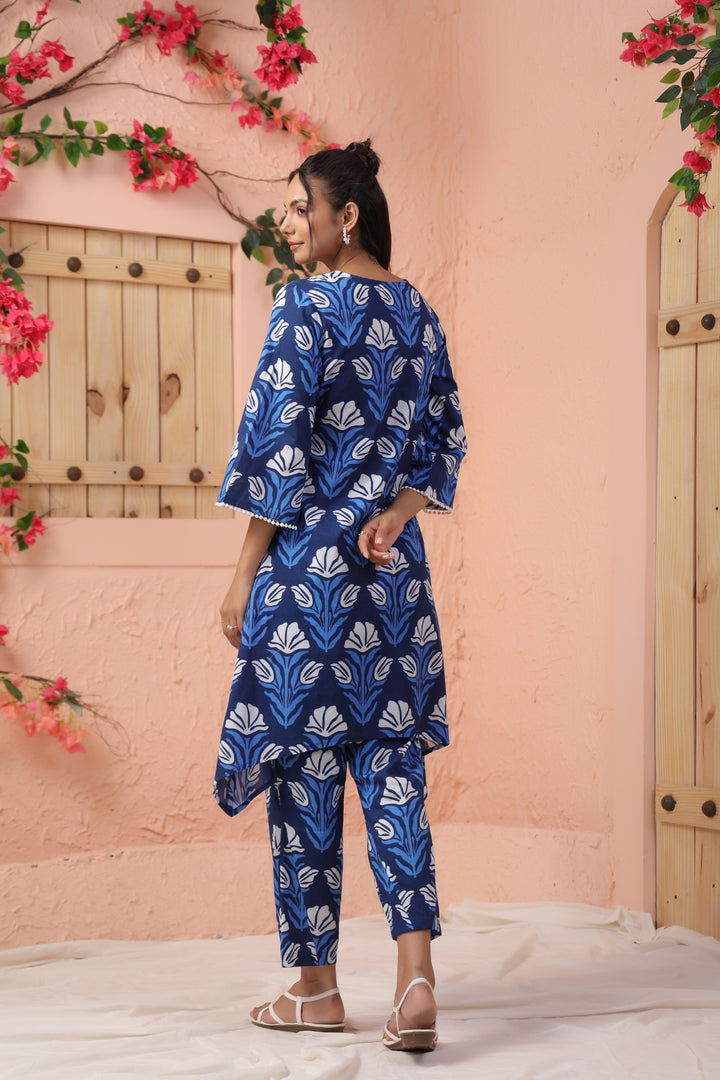 HARSHINI OCEAN PRINTED CO-ORD SET