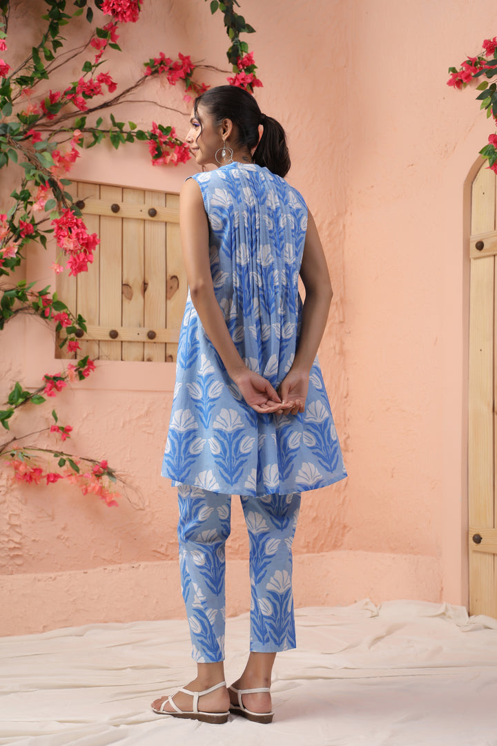 Shamiyana Prussian Printed Co-ord Set