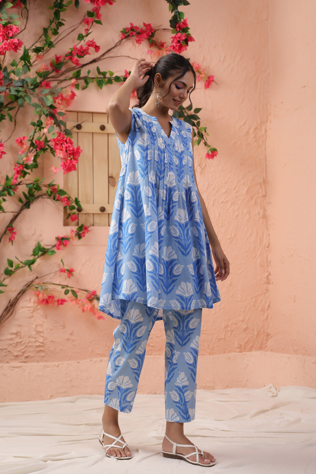 Shamiyana Prussian Printed Co-ord Set