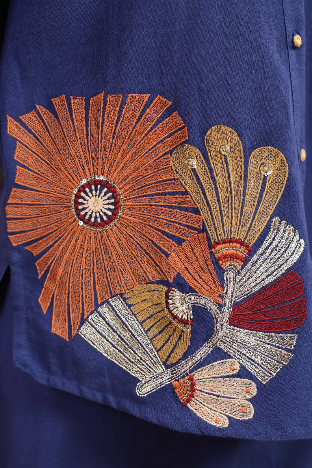 Viyona Indi Floral Embroidered Co-ord Set