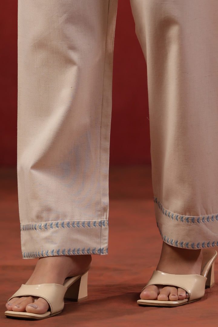 Viyona dove embroidery cotton cord set