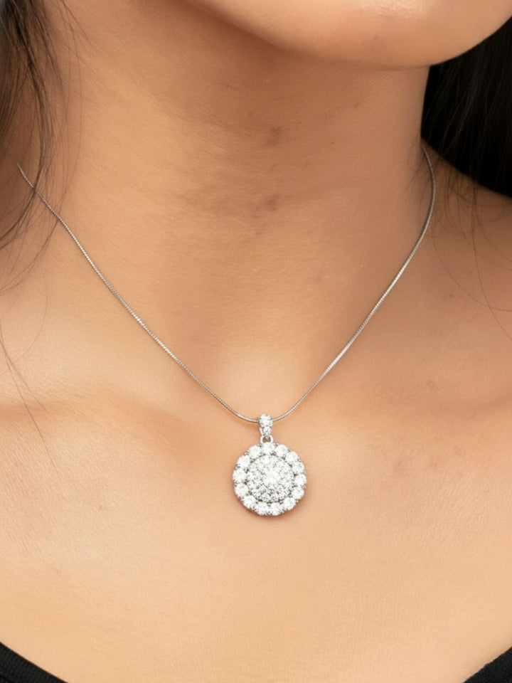 Savana Diamond Earing & Pendant Set