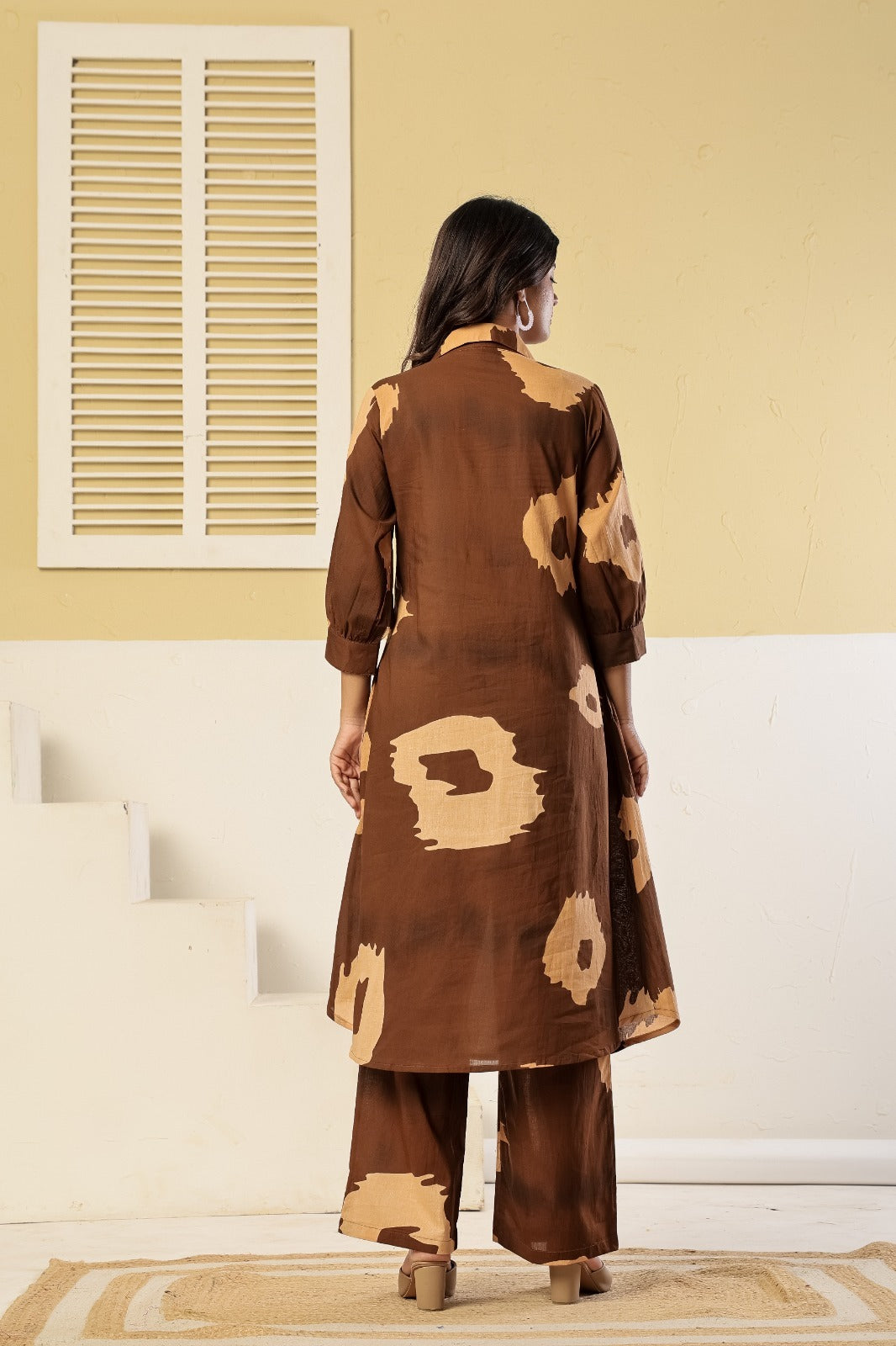 Poppi Caramel cotton Co-ord Set