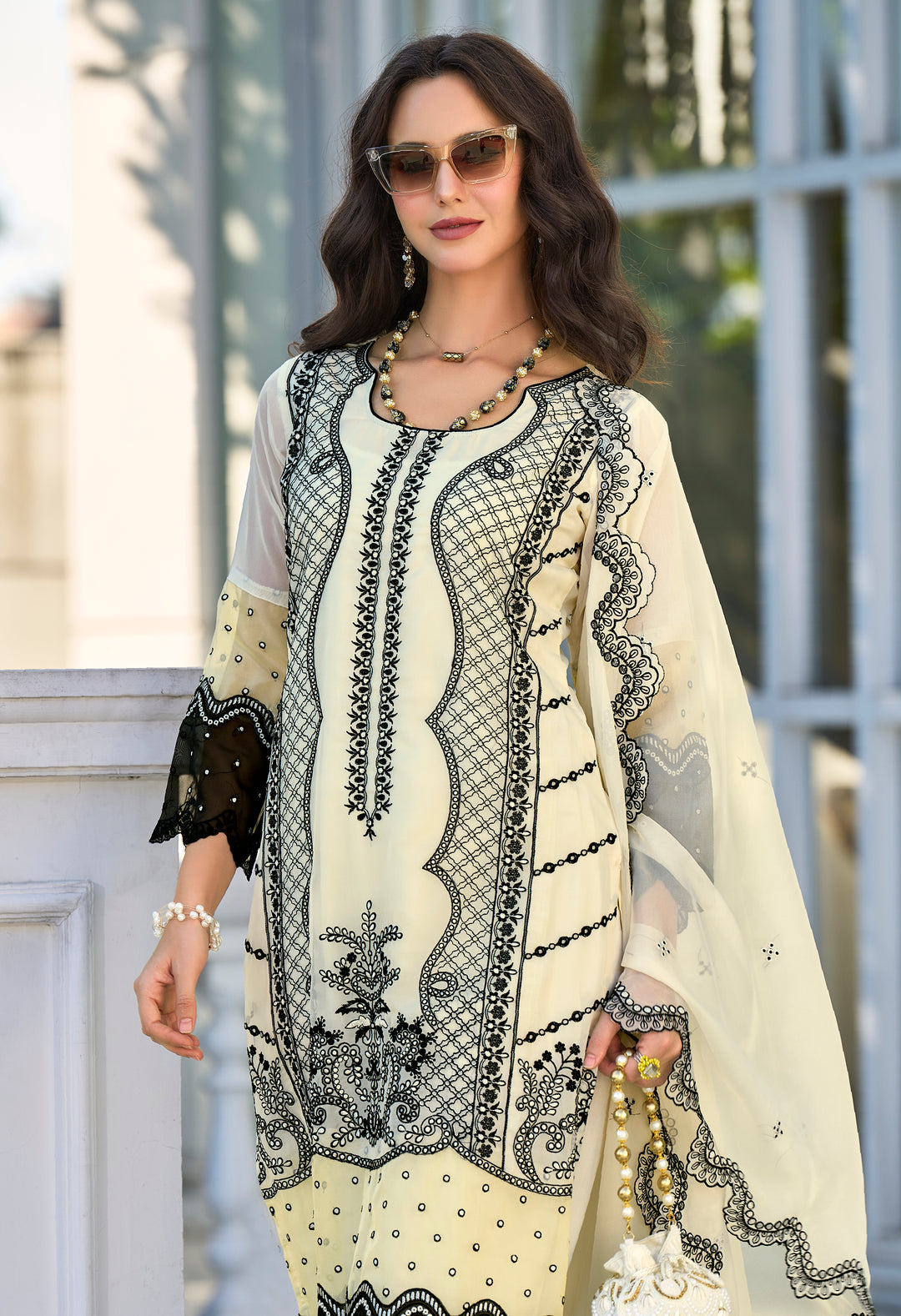 Neelima Angel Full Embroidered Heavy Pakistani Suit Set