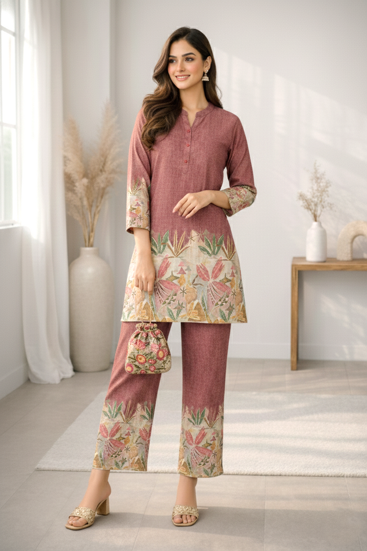 Reet Clay Printed Co-ord Set