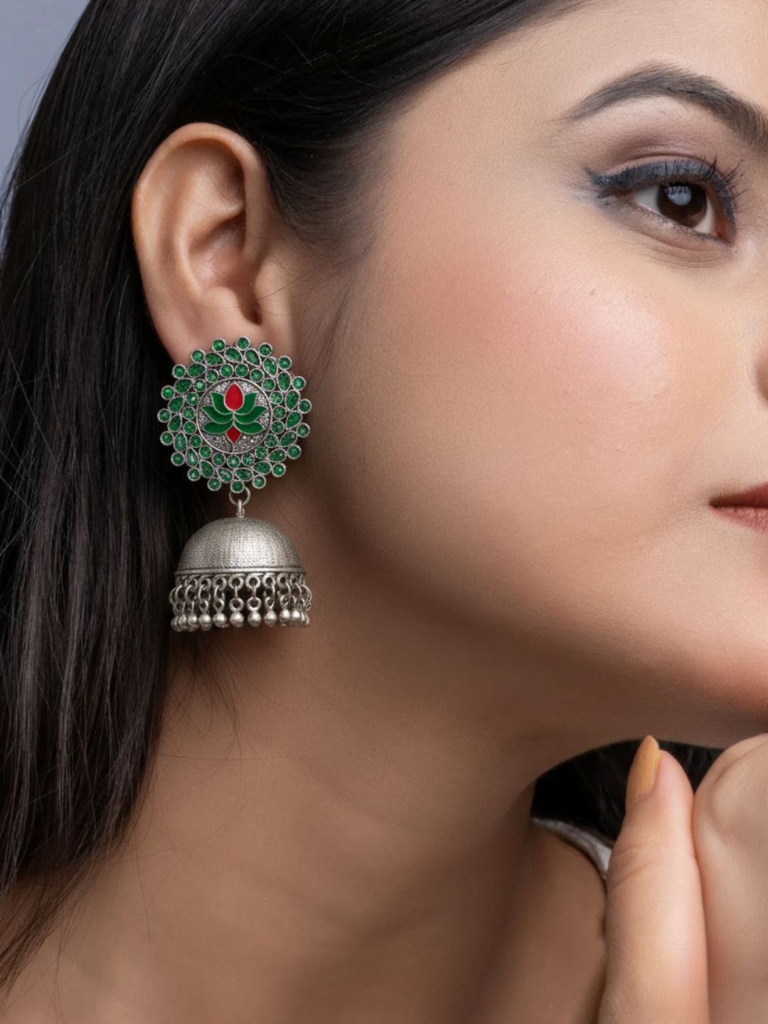 Antara Oxidised Earrings
