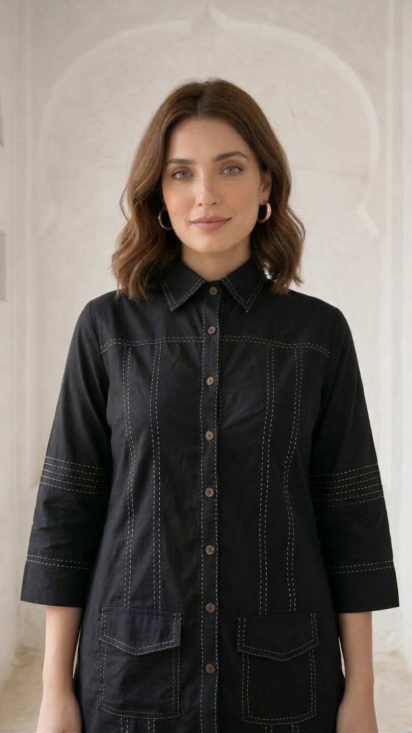 Ridhika onyx cotton co-ord set