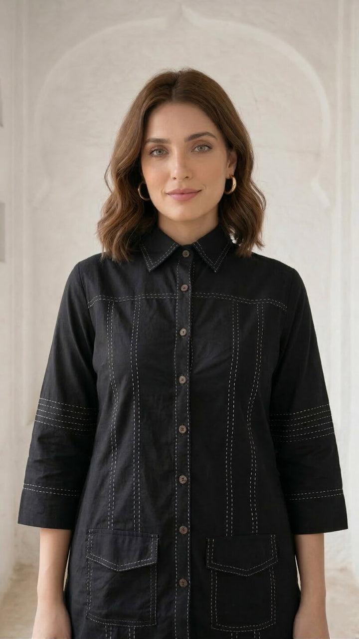 Ridhika onyx cotton co-ord set