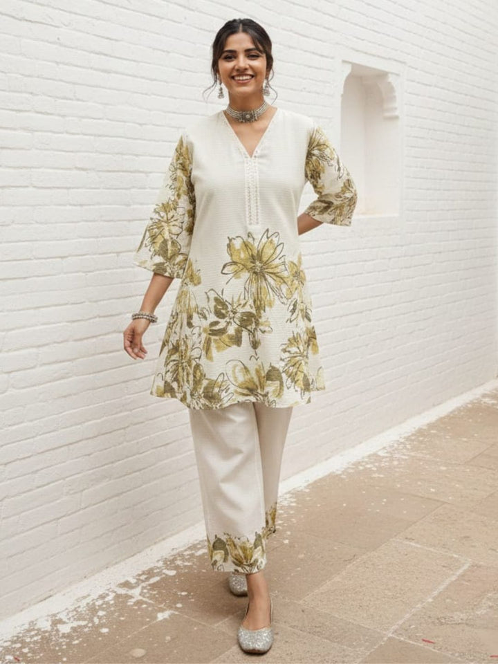 Swades Fern cotton co-ord set