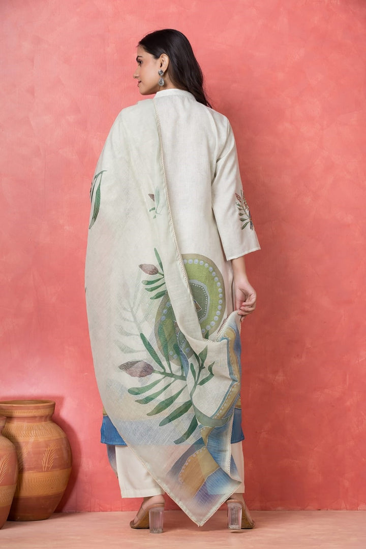 Gaur parch cotton suit set